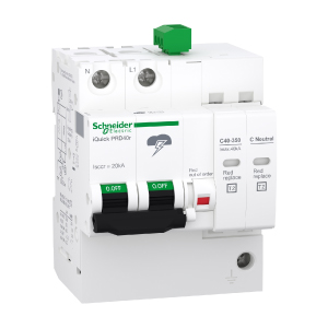 iQuick PRD40r modular surge arrester - 1 pole + N - 350V - with remote transfer
