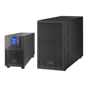 APC Easy UPS On-Line, 3kVA/2400W, Tower, 230V, 6x IEC C13 + 1x IEC C19 outlets, Intelligent Card Slot, LCD, Extended runtime